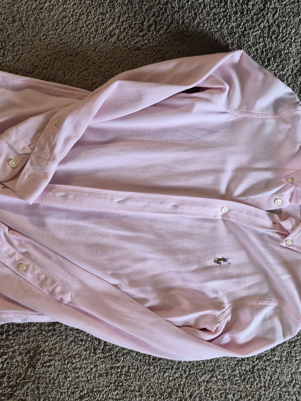 Ralph Lauren Pink Oxford Button-Down Shirt